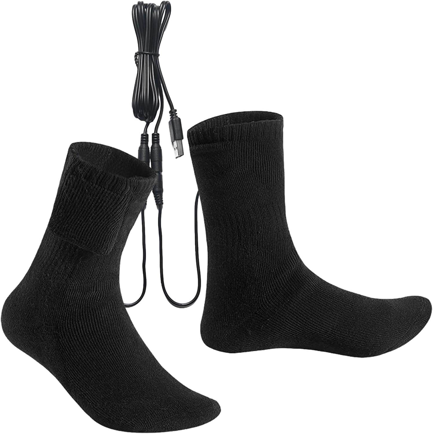 USB Heated Socks, Comfortable Heated Sock Women, 5v USB