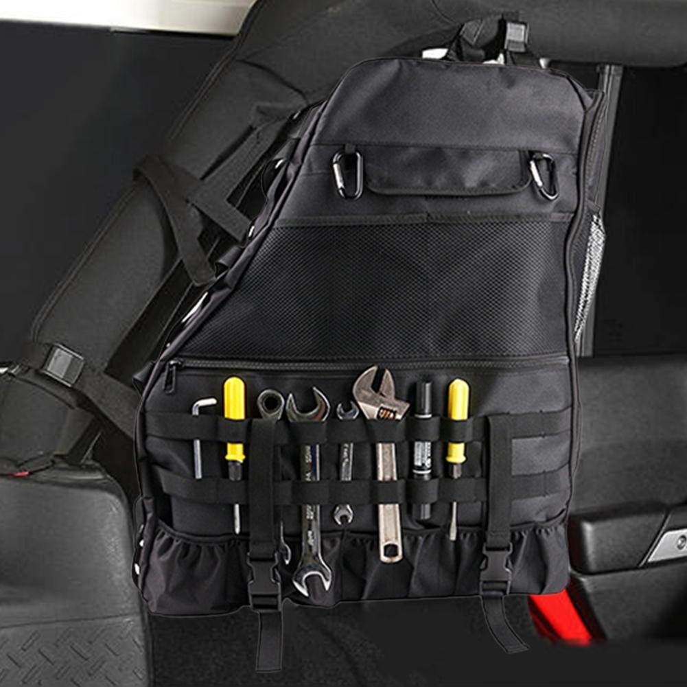 Wrangler 1 paire de sacs de rangement à roulettes pour Wrangler YJ CJ TJ JK JL 1941-2018 [4 portes], Sahara, Rubicon