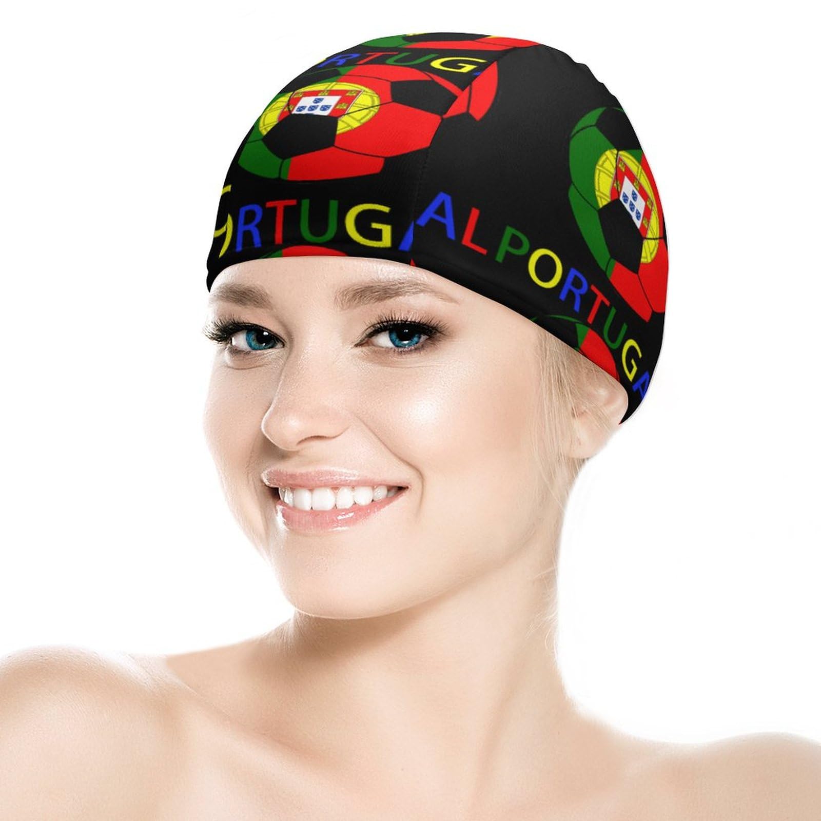 Einst Bonnet De Bain Pour Enfants/Adultes Drapeau Du Portugal