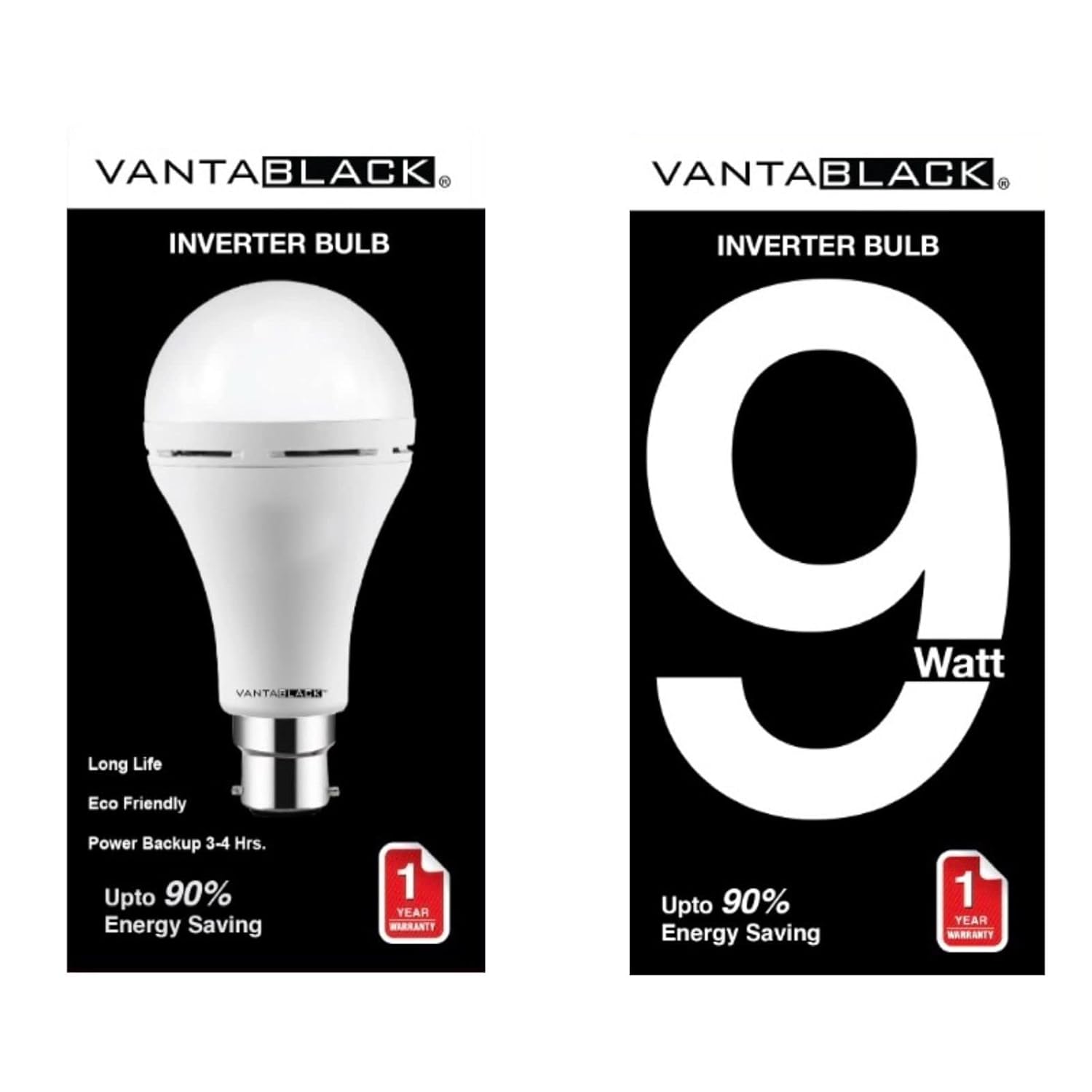 Buy VANTABLACK 9W Rechargeable Bulb Online at Low Prices in India