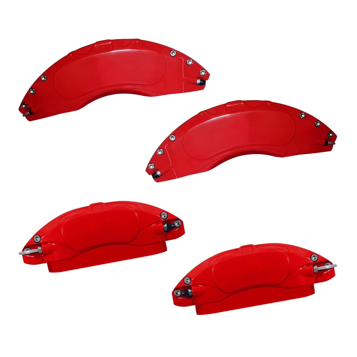 Red Caliper Covers 2025-2026 Chrysler Pacifica FWD Aluminum Set of 4 image 1