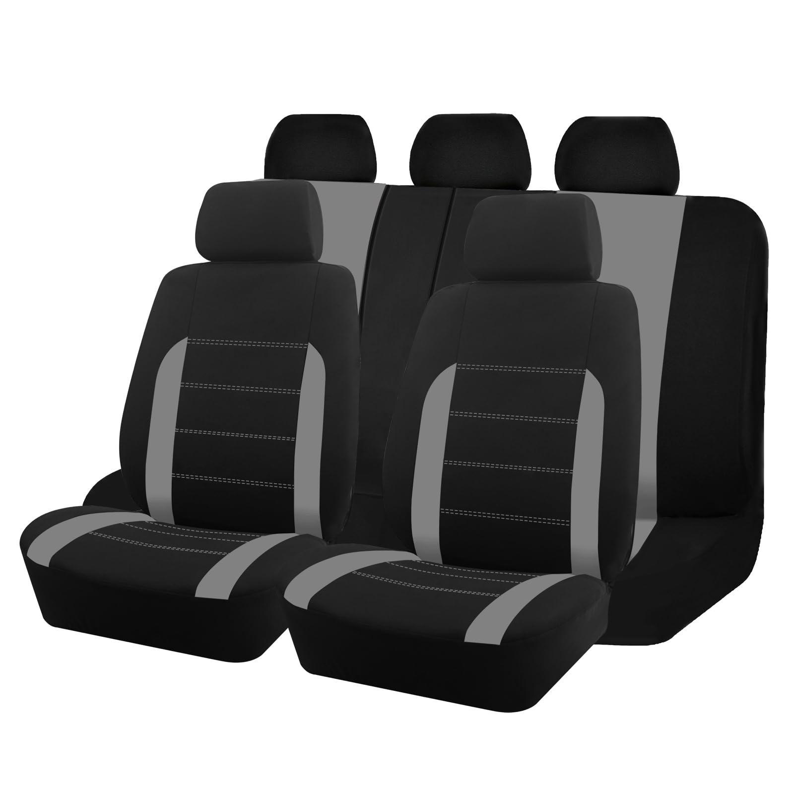 Pełny zestaw siedzeń samochodowych z tkaniny dla Toyota RAV4 2007-2026, pokrowiec na siedzenie samochodowe ochraniacz, akcesoria samochodowe zmywalne(5 szt. pokrowce na przednie i tylne siedzenie)