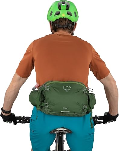 Miniatura 6 de Osprey Seral - Cangurera unisex de 7 litros con depósito hidráulico, color verde musgo polvo