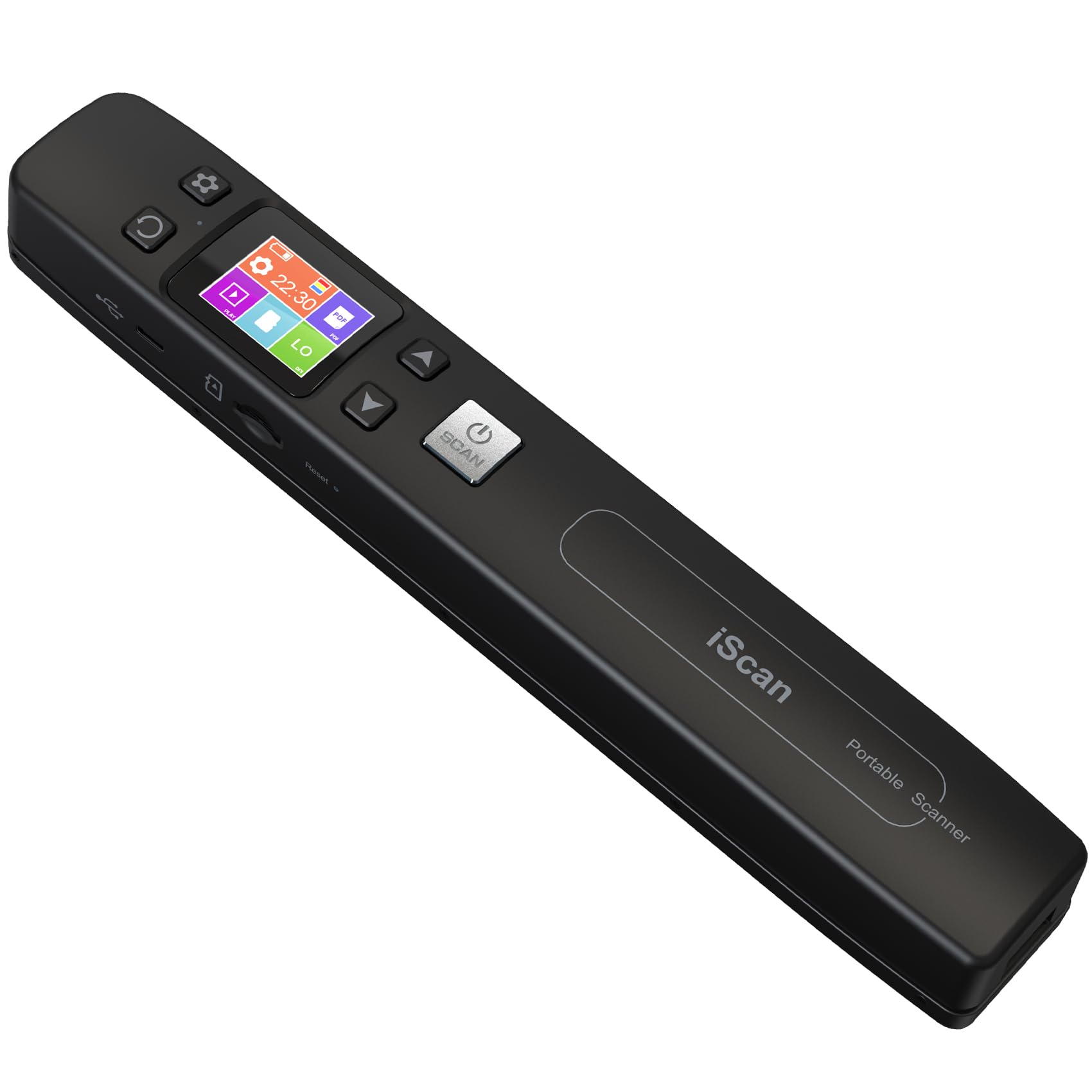 Photo 1 of AUTENS Portable Handheld Scanner Included 16G SD Card, Wand Scanner for A4 Documents Pictures Pages Texts Receipts Books Up to 1050DPI, Colorful LCD Display, Uploads Via USB Cable, No Driver