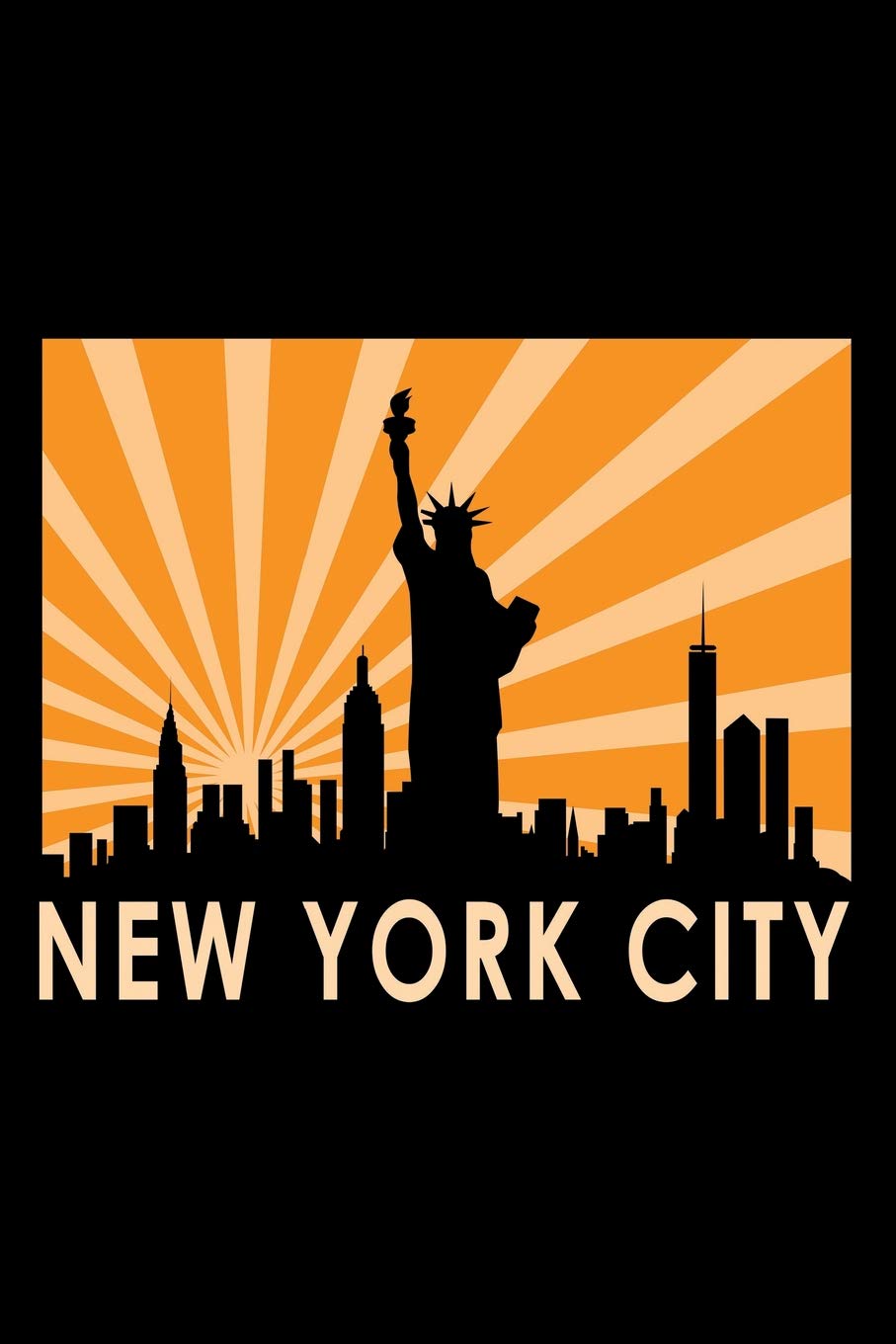 New York City: Retro New York Travel Journal Notebook
