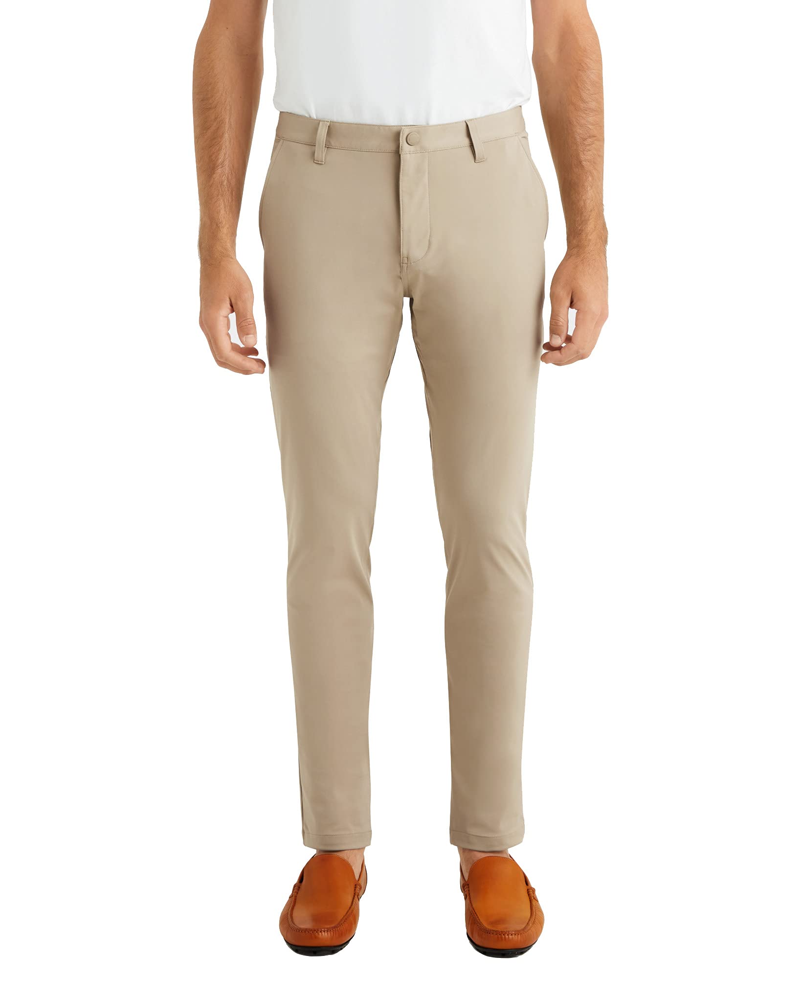 Rhone Commuter Mens Pants Slim-Fit Mens Dress Pants All-Day Comfort Stretch Fabric Work Pants for Men Slim-Straight Leg