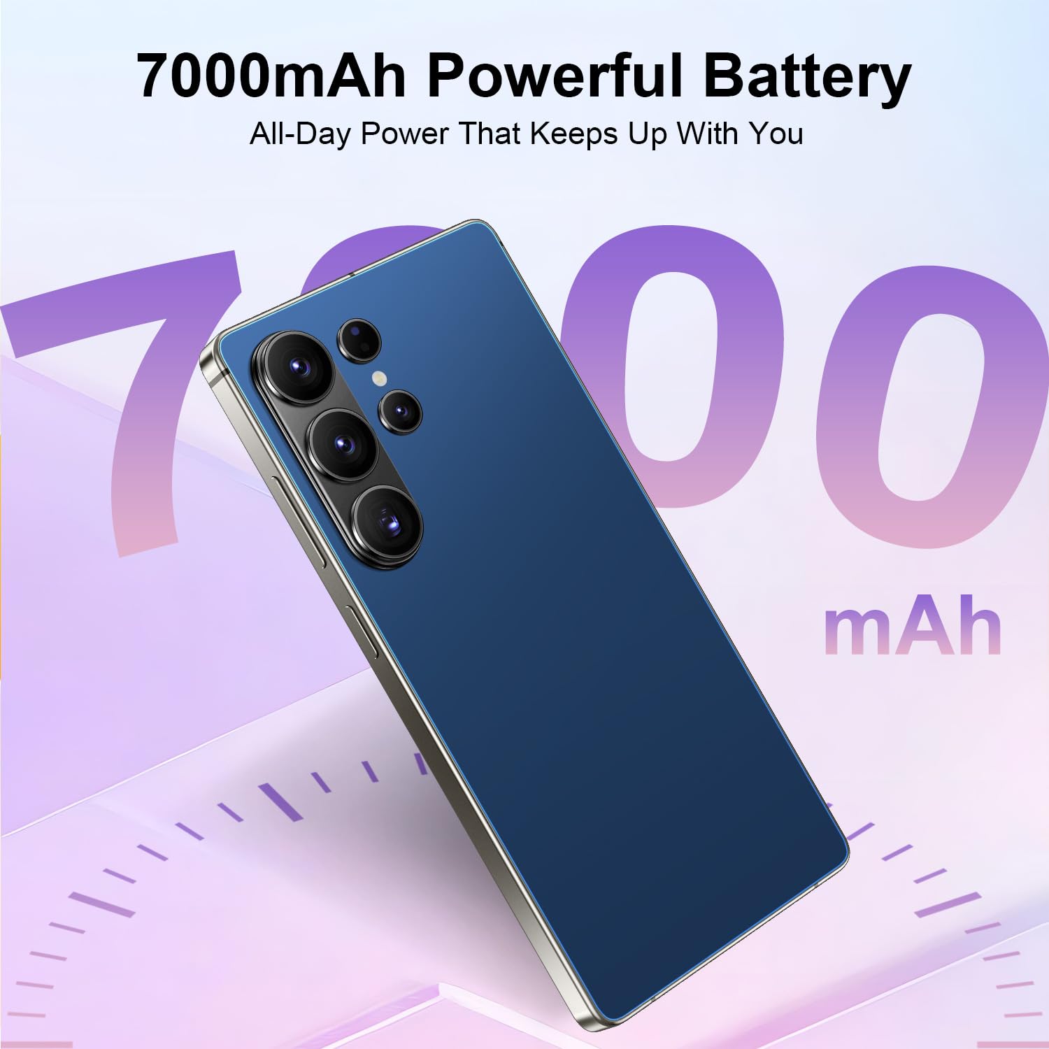I26 Ultra Business 5G Smartphone, Dual SIM, 12GB+512GB, Snapdragon 8 Gen 4, 6.99" Screen, 7000mAh, Android 15, Stylus Pen & Face Unlock (Dark Blue) - 5
