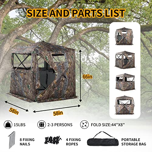 FUNHORUN 270 Degree Hunting Blind