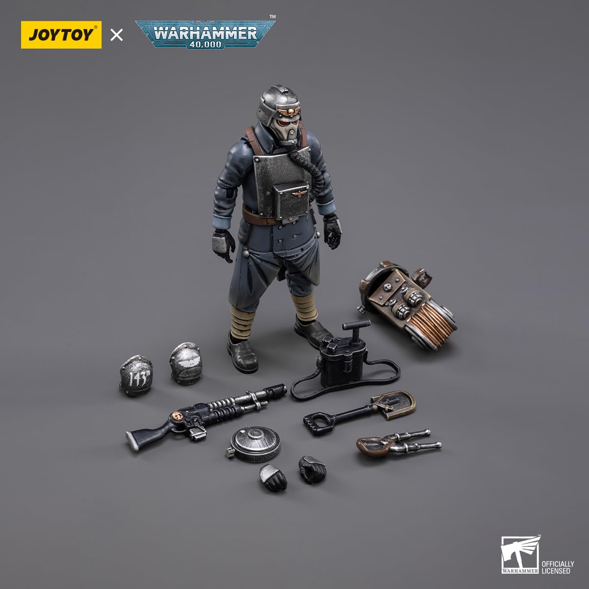 JOYTOY Warhammer 40K Astra Militarum Death Korps of Krieg Veteran