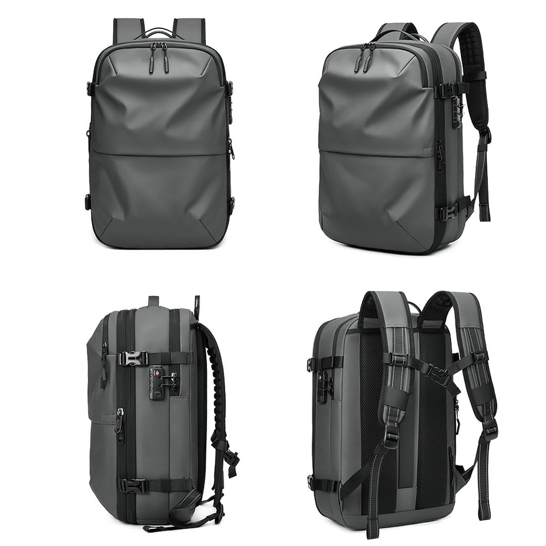 Airbag Sac à dos sous vide, 60 l, pour avion, avec compartiment pour ordinateur portable