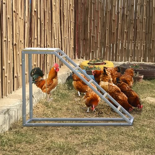 Image of Chicken Coop Roosting Perch Essentials：Perfect for Backyard Poultry, Easy Installation &,Farm Roost Toys for Chickens(37.5''L x 15.7'' W x 27.5H'')