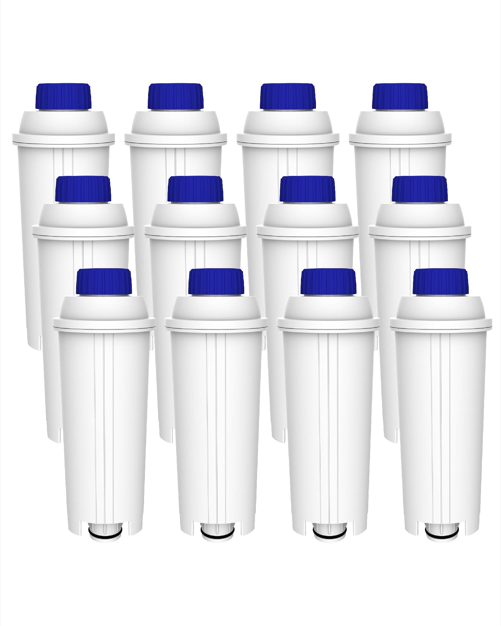 Waterdrop Filterkartuschen, Ersatz für De'Longhi® Wasserfilter DLSC002, Kompatibel mit De'Longhi® Magnifica® S, Eletta® Explorer, Dinamica® und ECAM-Serie, Kaffeeautomat und Espressomaschine (12)
