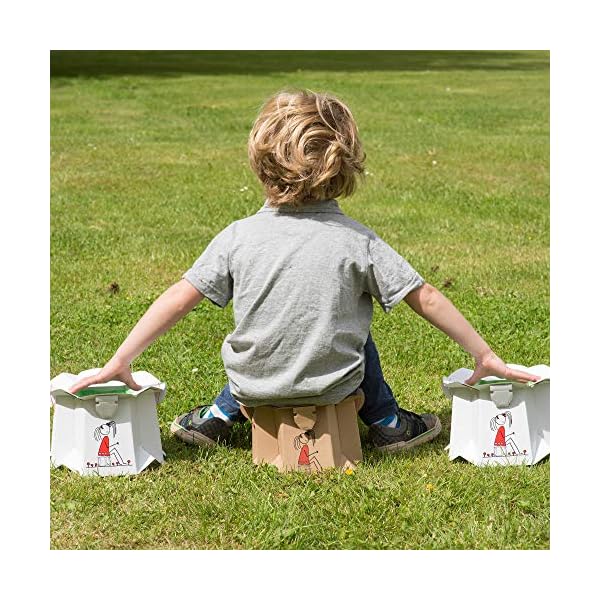 Hippychick Tron Einweg Reise-Töpfchen -Weiß - 3pc Pack - WeißWeiß3er-Pack – Bild 5