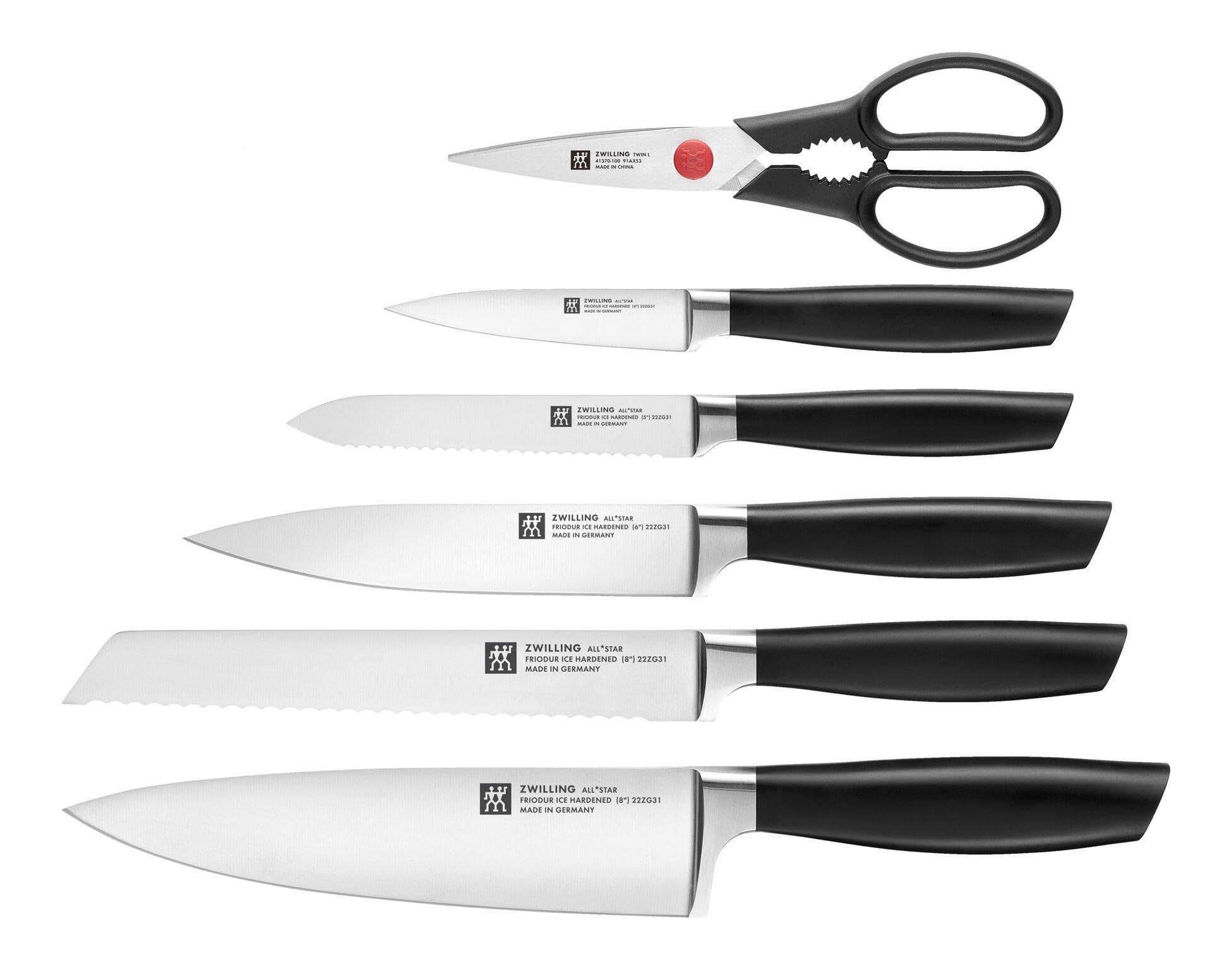 Zwilling Set mit Küchenmessern und Ständer 33780-500-0