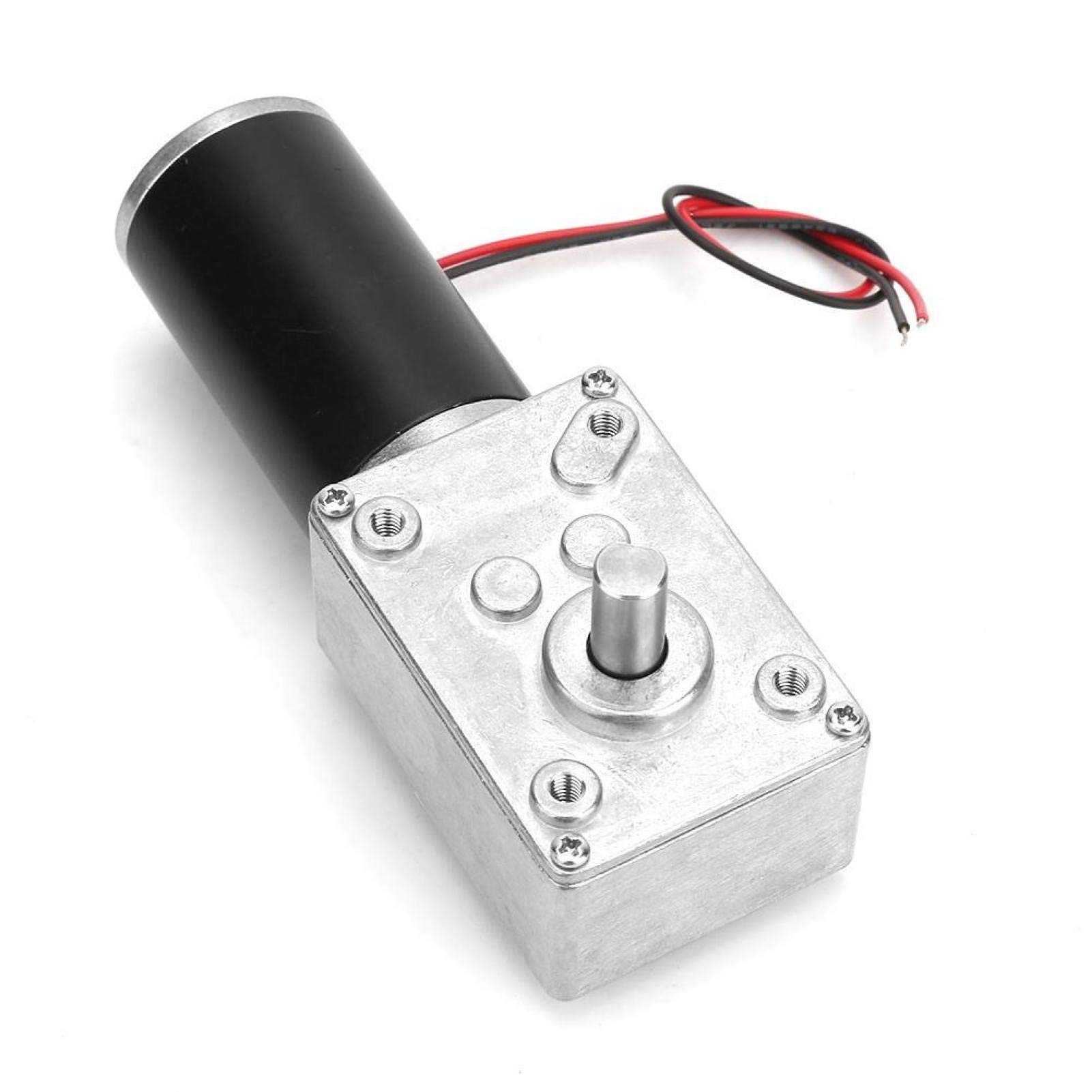Il motore del riduttore a vite senza fine da 24 V, la velocità elettrica ad alta torsione da 31 mm riduce l'albero di uscita del motore dell'ingranaggio di 8 mm(40RPM)