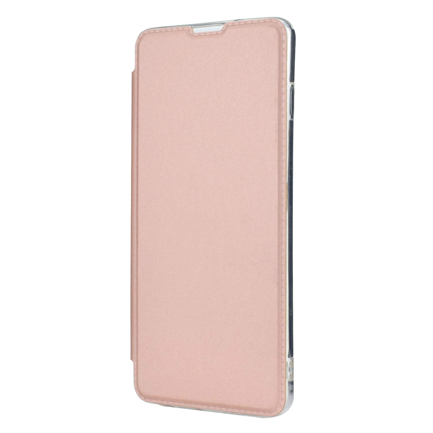 Hülle® Ultra Thin PU TPU Flip Case with Card Slot and Stand Function for Huawei P30(Rose Gold)