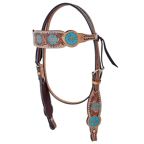 Rafter T Ranch Company Zuni - Diadema para cejas, color turquesa, Zuniturquoise