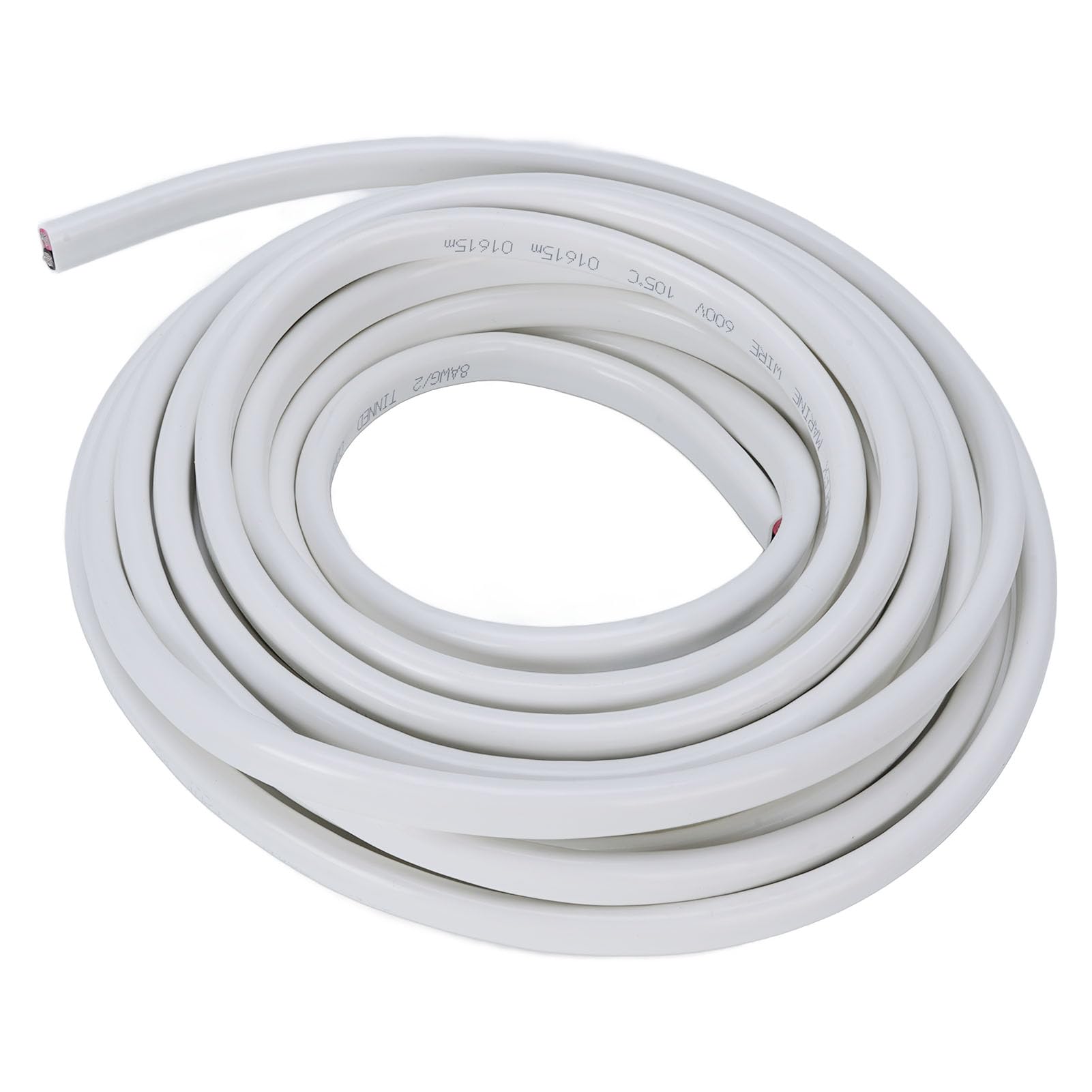 Generic Przewód Morski o średnicy 10 Metrów, 30 Stóp – 10 AWG, 2-żyłowy Przewód Zasilający z PVC z OFC do łodzi, Samochodów i Pojazdów Kempingowych – Kabel Elektryczny 600 V do Elektroniki Morskiej