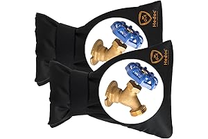 ARTIGIFTS Pro Outdoor Faucet Cover Socks, Stay Warm and Freeze Protected