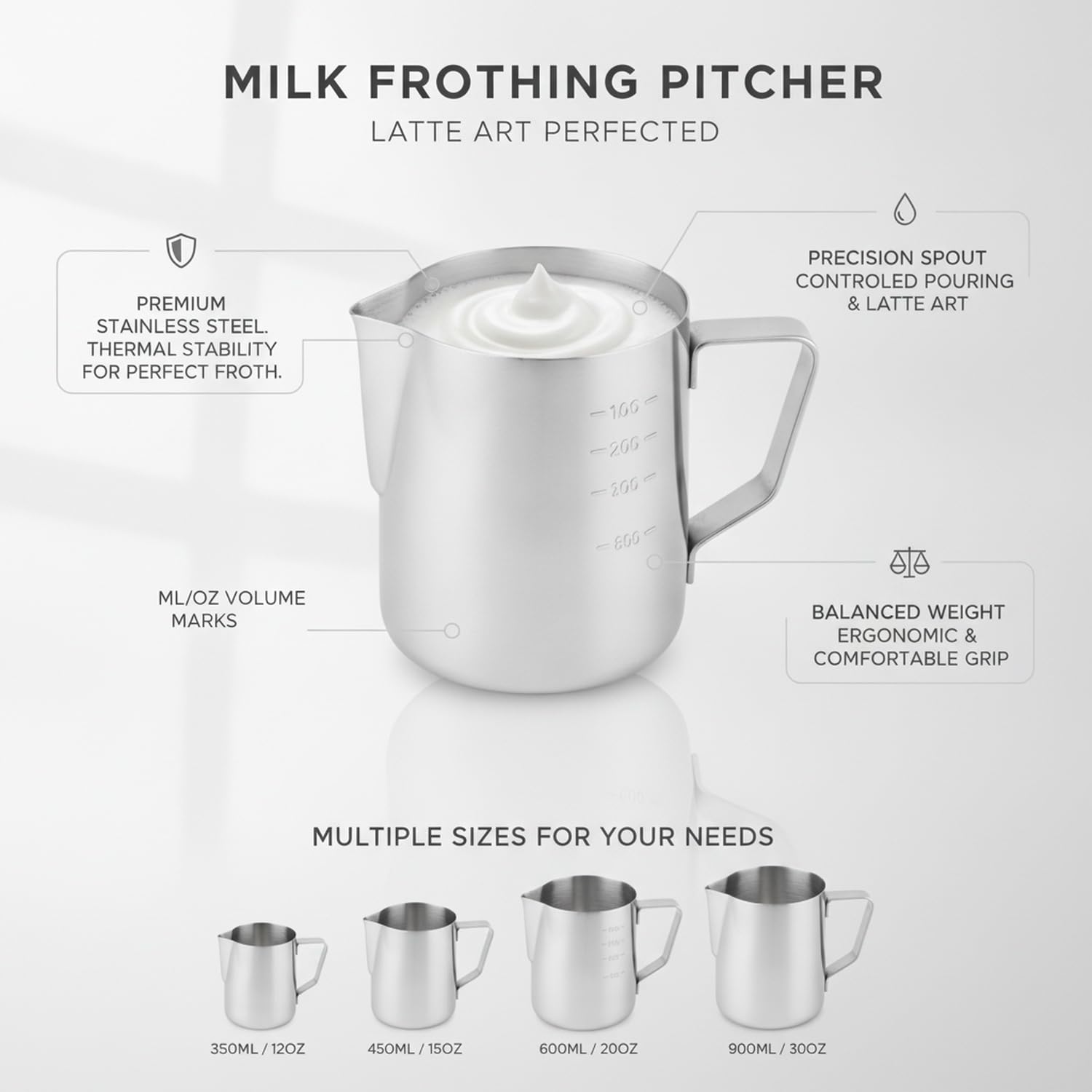 Caraffa per Latte Art