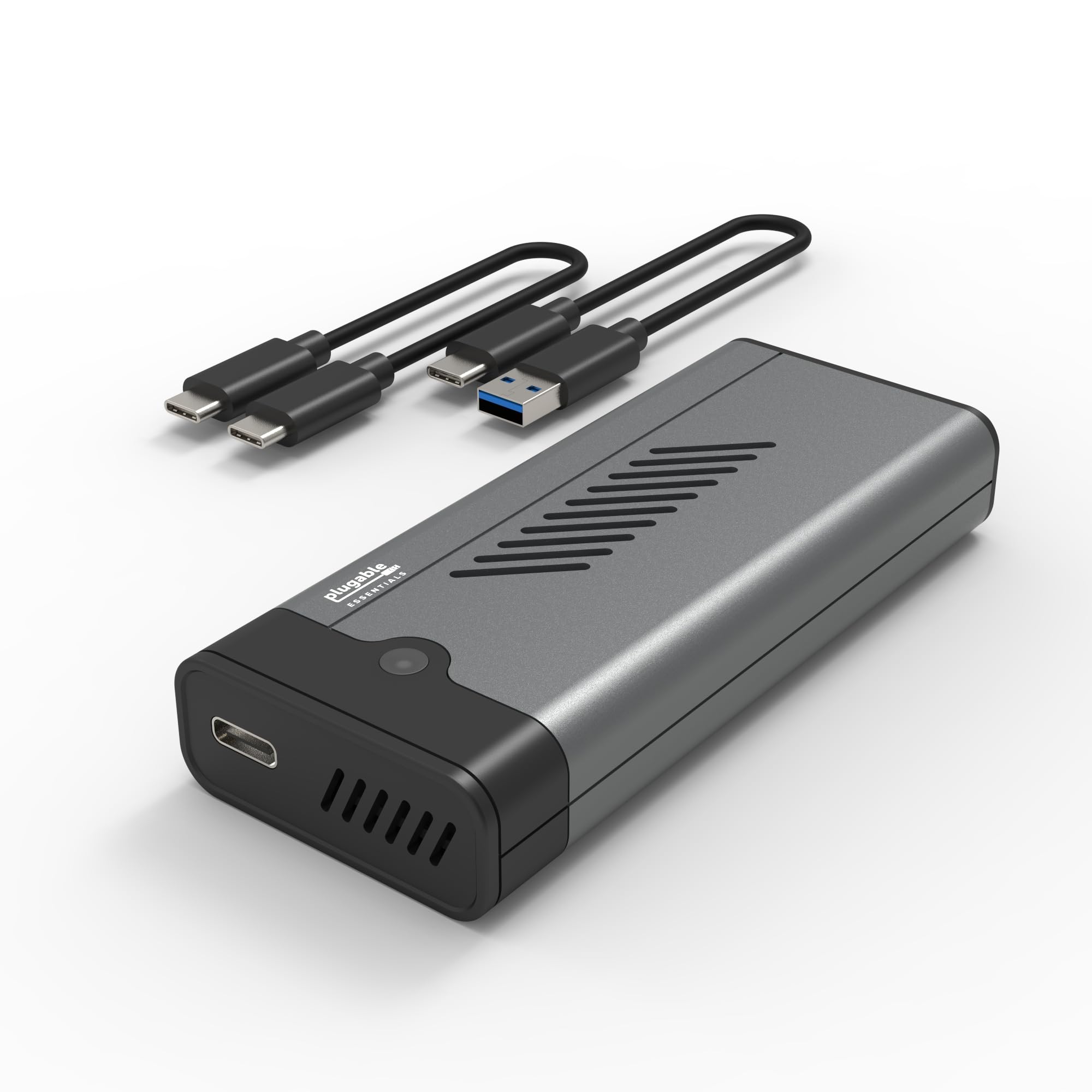 Plugable USB C M.2 NVMe SSD Enclosure,Tool-Free Aluminum External Hard Drive Case,USB 3.2…