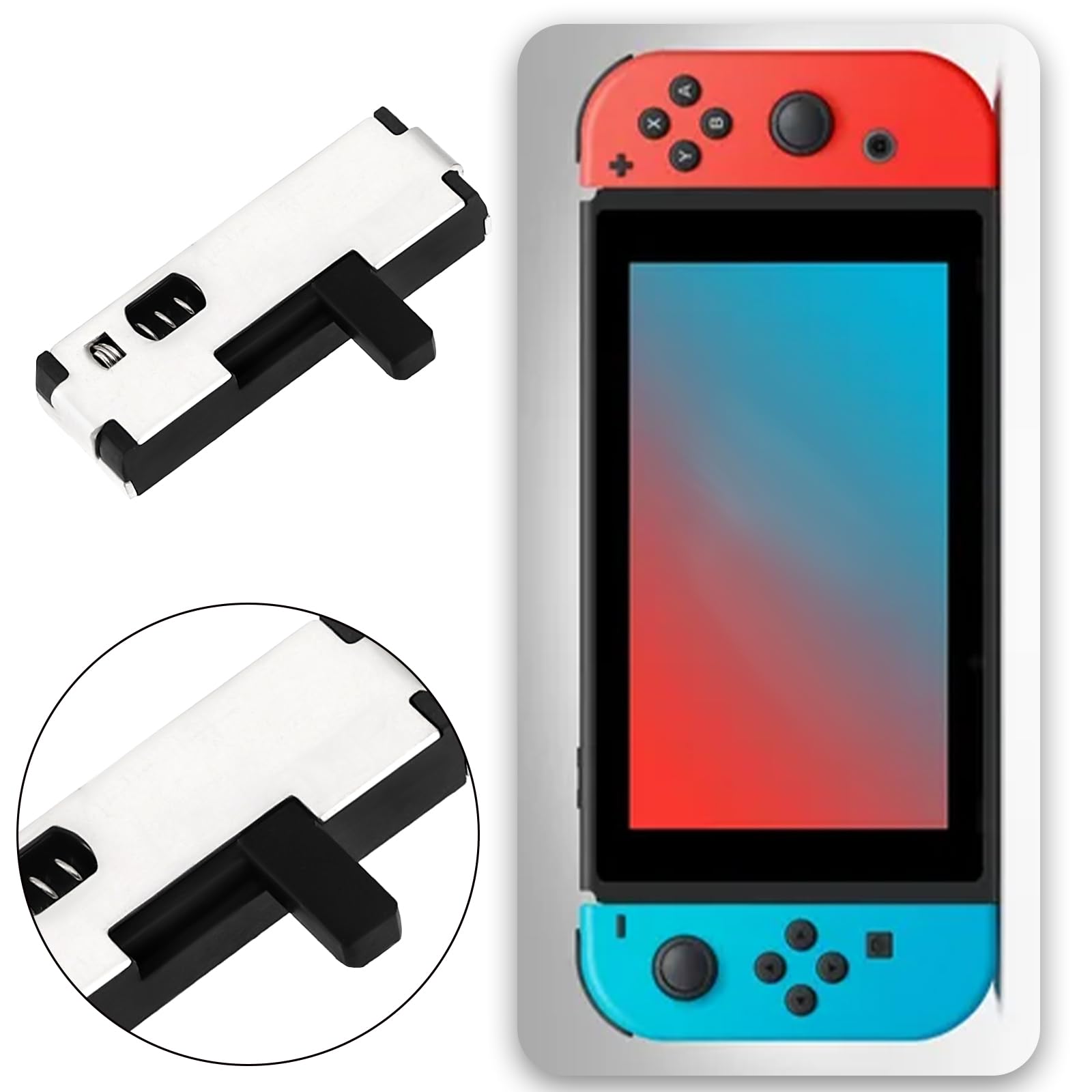 Create idea 5PCS Console di gioco Interruttore di alimentazione principale compatibile con Nintendo DS Lite NDSL NDS Lite 11x3.4mm Sistema di gioco Interruttore di alimentazione Console Pulsante di