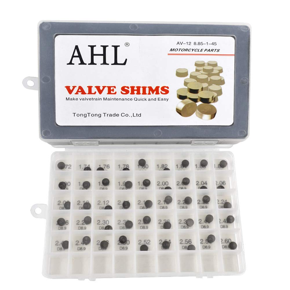 AHL 8.85mm O.D. 1.72mm-2.60mm Thick Adjustable Valve Shim Kit for