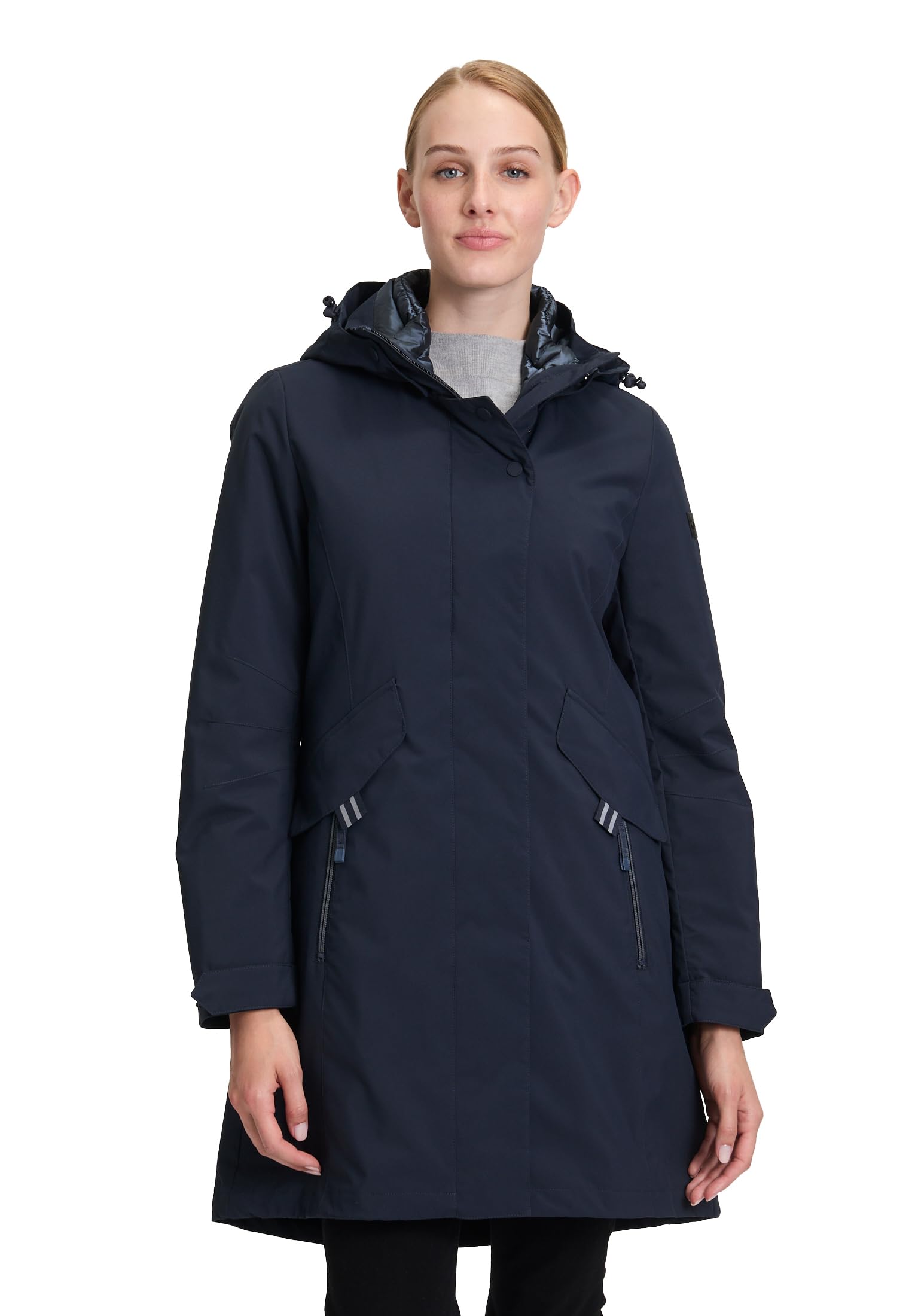Betty Barclay Damen 3 in 1 Jacke mit Abnehmbarer Kapuze