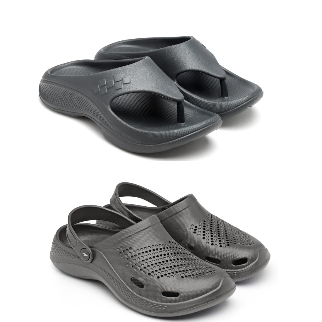 ASIAN Mens Combo Casual Walking Daily Used Flip-Flop & Slipper With Lightweight Design Chappals For Boys,9 UK,Grey (B0D2XTVCRF) Amazon Price History, Amazon Price Tracker