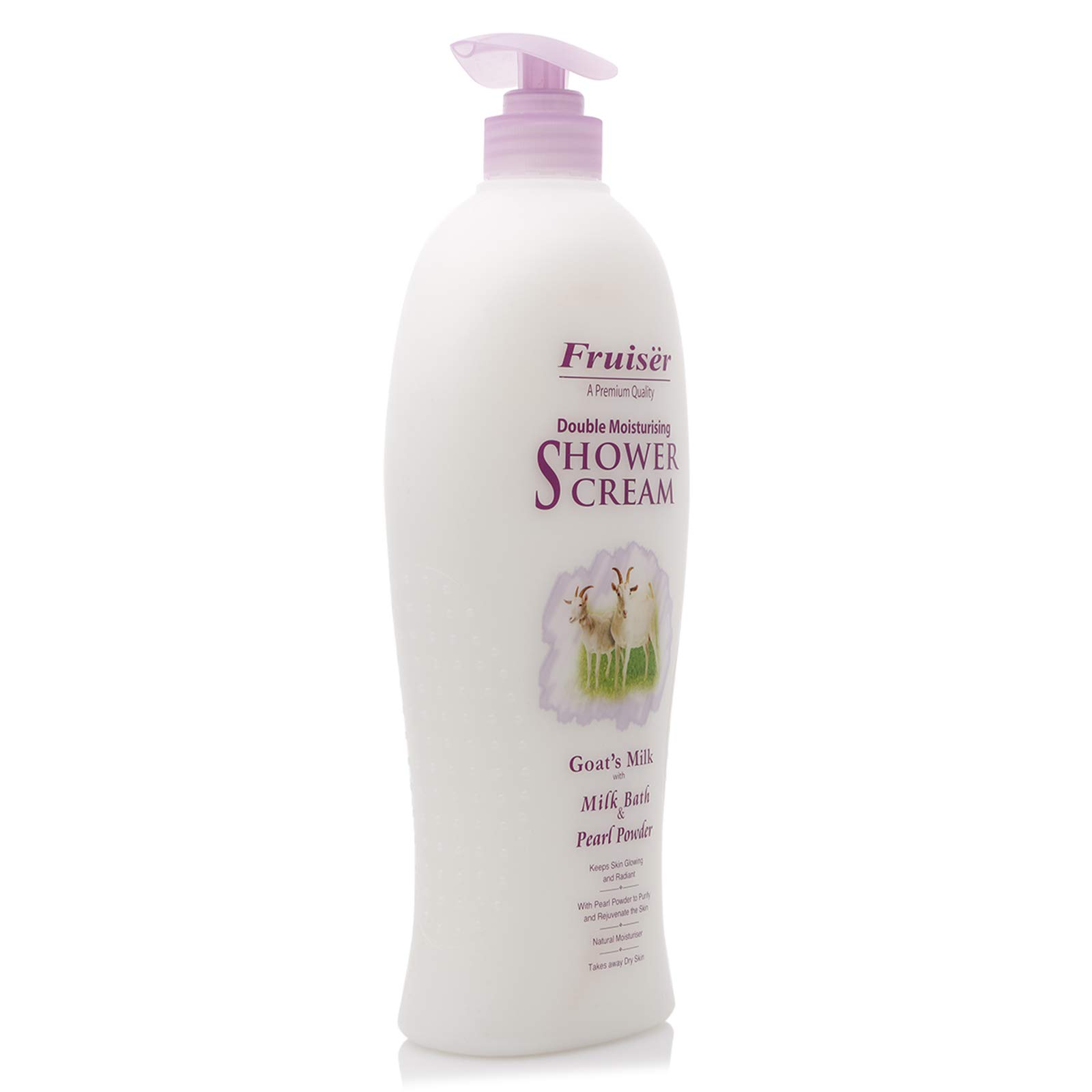 Fruiser Goat Milk and Pearl Shower Cream - 1000 ml