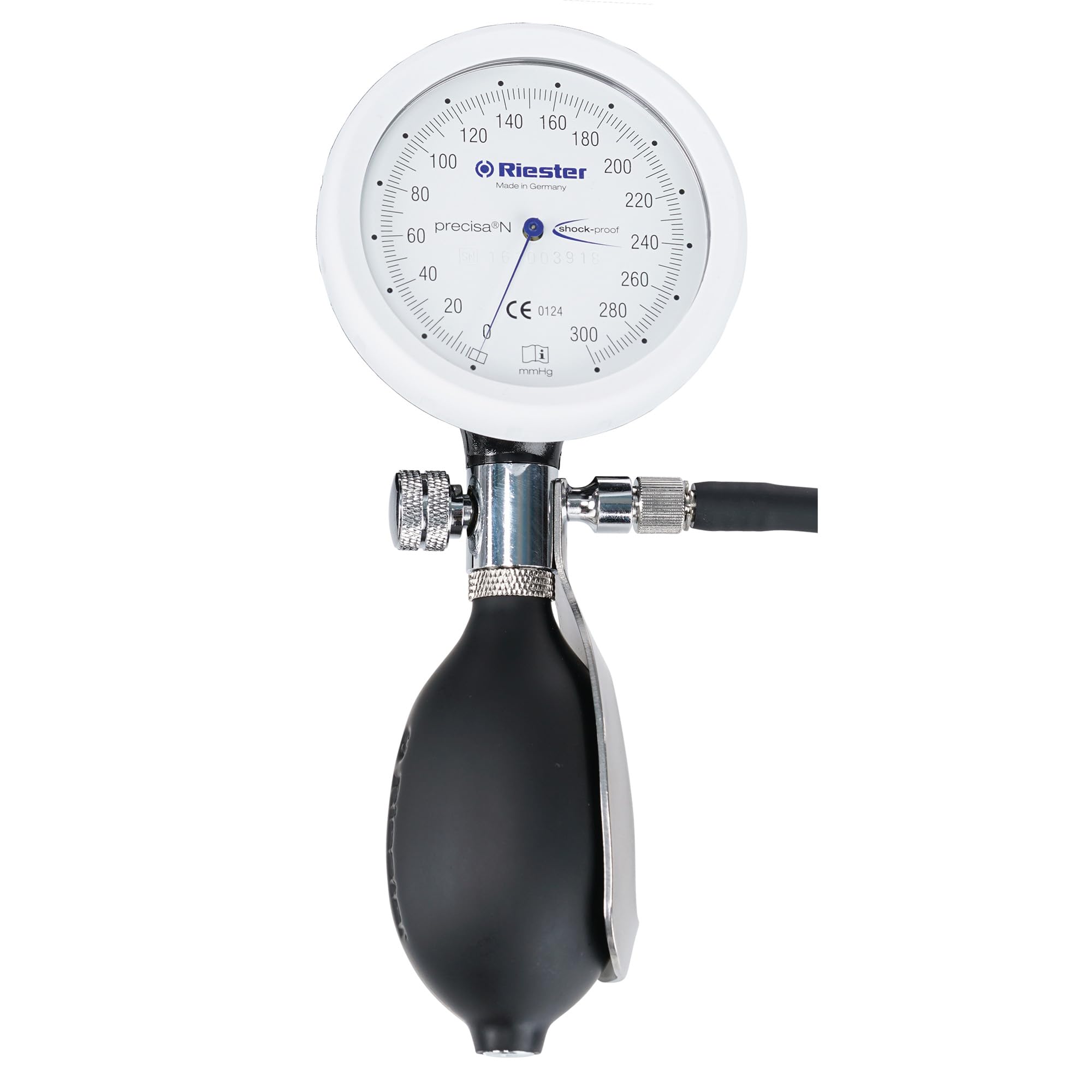 Riester 1364-107 precisa N shock-proof, tensiómetro, con brazalete velcro adulto, 1 tubo.