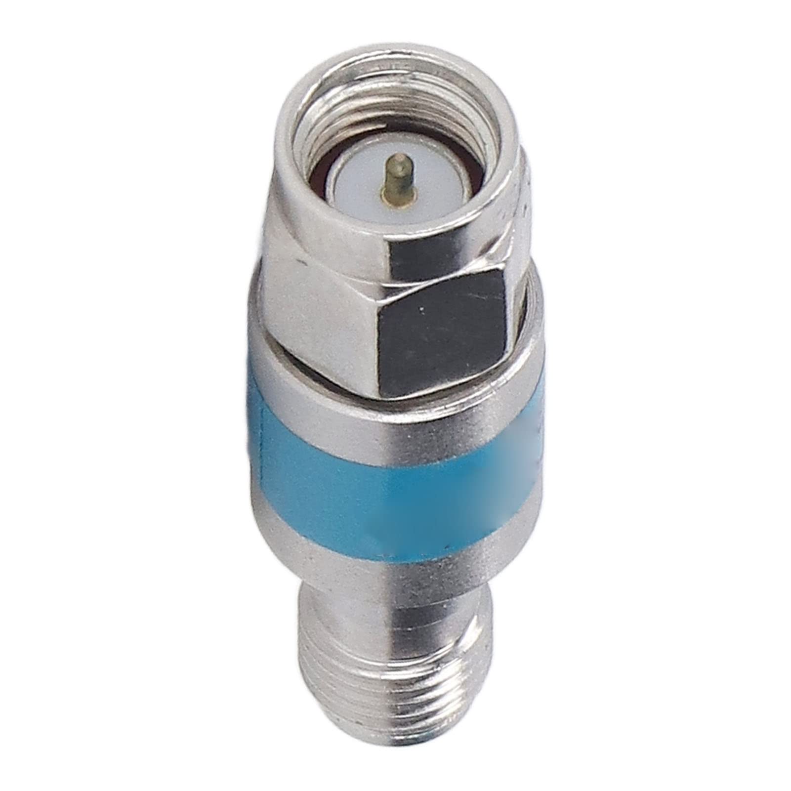 Marhynchus 3Pcs 2W RF Coaxial DC Block Attenuator Stainless Steel Male to Female SMA Interface 2dB Attenuation DC-6.0GHz Frequency Range for RF Blocking