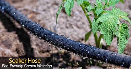 Miniatura 2 de Rocky Mountain Goods - Manguera de remojo  goma resistente  Ahorra un 70% de agua  Tapa de extremo incluida para conectar manguera adicional  Ideal