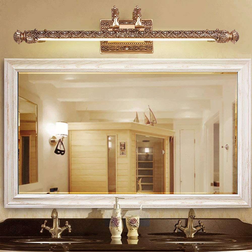 Lampada a Specchio Frontale a Led, Luce per il Trucco in Bagno, Illuminazione per Quadri, Lampade da Parete per Armadio a Specchio e Tavolo da Toeletta, 3000K