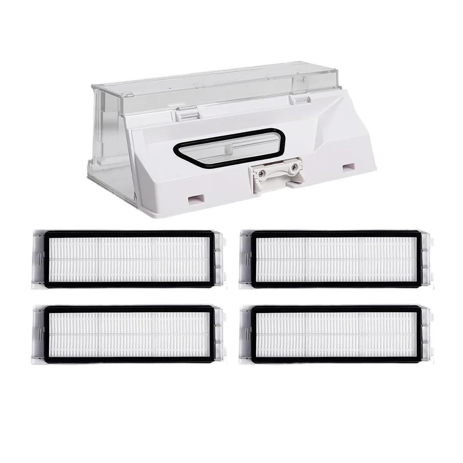 Accesorios De Filtro HEPA Caja De Polvo, Compatible con Roborock