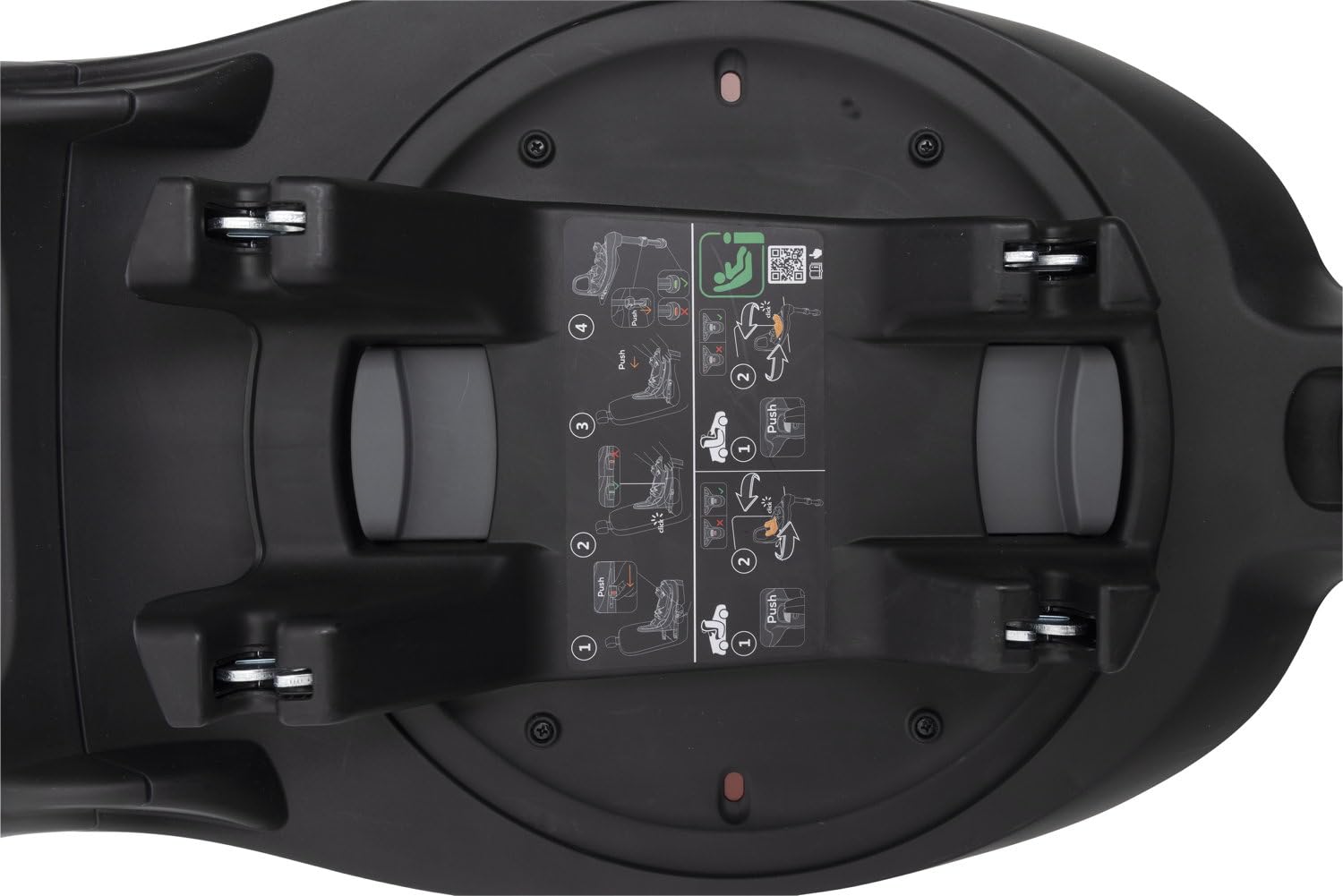 Chicco Base Full 360 i-Size Base para Silla de Coche Kory i-Size y Bi-Seat i-Size, con Rotación 360, Homologada Según Normativa i-Size, con Conectores Isofix y Pata de Apoyo, 0 Meses+, Negro