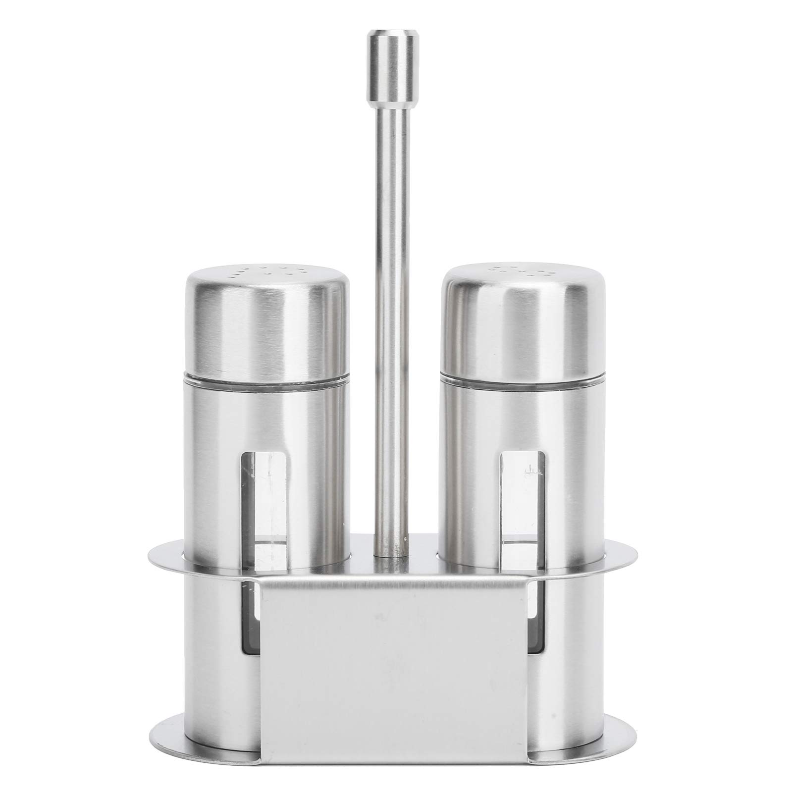 Shopping Spree Seasoning Pot, AntiCorrosion Condiment Jar, Transparent Silver Kitchen Accessory for Home Restaurant