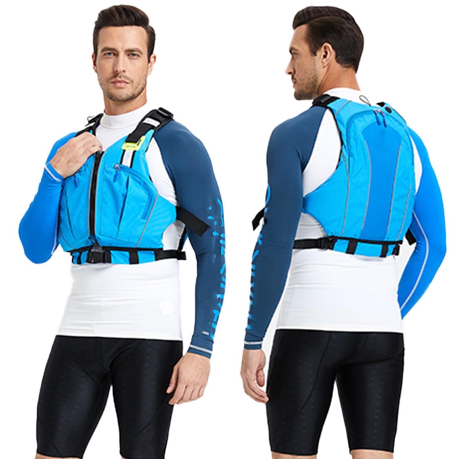 River Vest Leggero Alta Galleggiabilità con Design Comfort Prima per Pesca Mosca Trota Fiume Uso