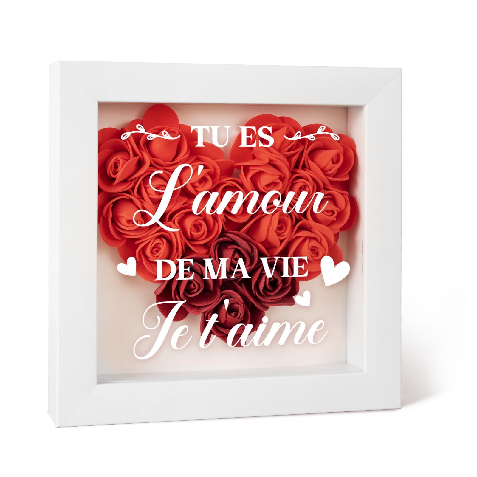 Cadeau Couple Amour, Cadeau Femme Anniversaire - Rose Éternelle Décorative | Idee Anniversaire, Romantique Présent pour Elle