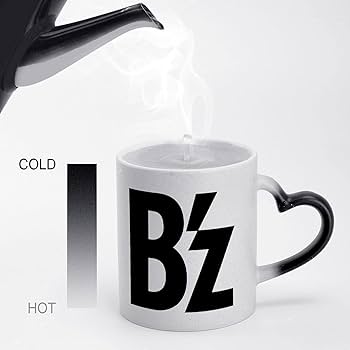 Amazon.co.jp: マグカップ B'Z ロゴ 色が変わる 熱反発コーヒー