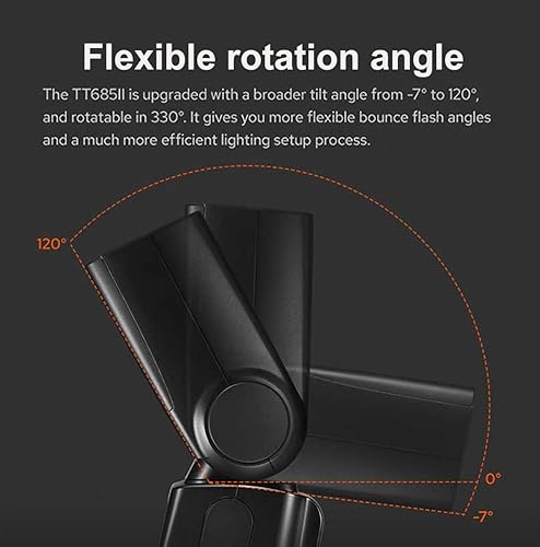 Miniatura 6 de Godox TT685II-N Flash para Nikon, 18000s HSS TTL 2.4GHz Cámara inalámbrica Flash Speedlite compatible con Nikon D800 D4 D780 D610 D500 Z72 D300S