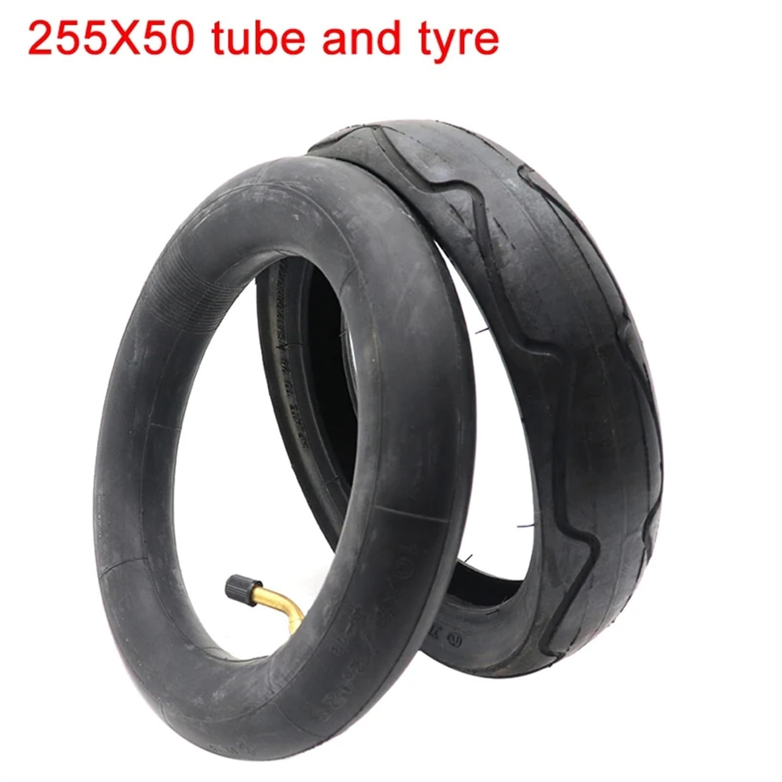 Rueda Todo Terreno Patinete Triciclo Patinete EléCtrico 10 Pulgadas 255x50, NeumáTico Interno Y Externo Del De Bicicleta 255 * 50(Inner outer tire)