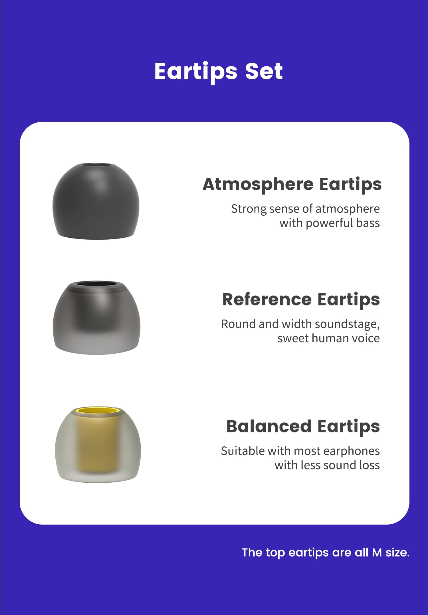 BQEYZ Auricolari in-ear ibridi a conduzione ossea con bobina eolica e monitor in-ear da 10 mmDD, bassi profondi, con cavo, per musicisti e audiofili (blu, 4,4 mm)