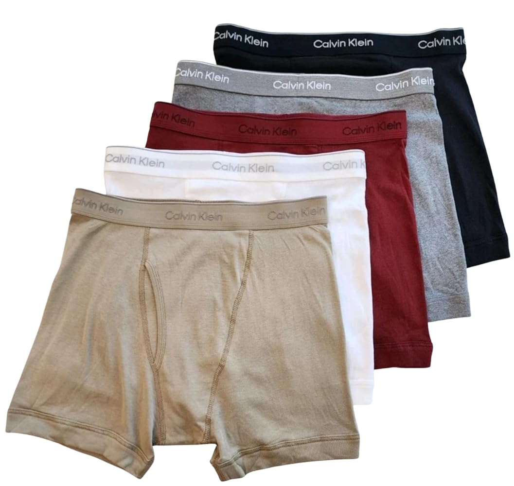 Calvin Klein 100% Cotton Classics 5-Pack Boxer Brief (US
