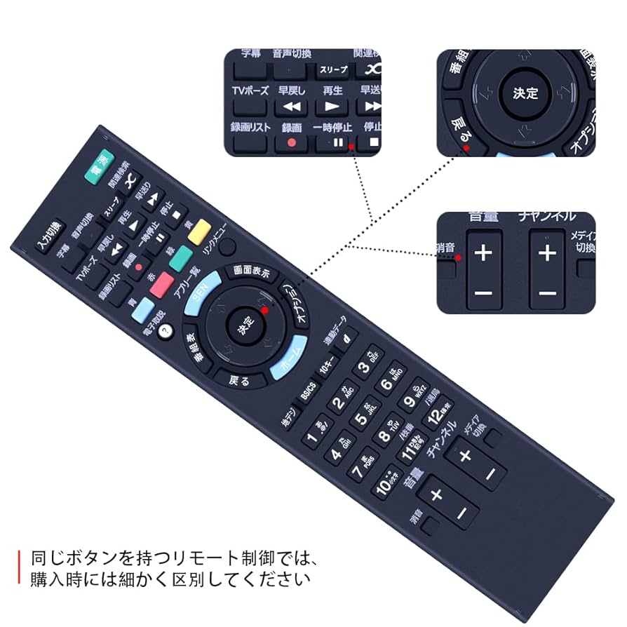 Amazon | テレビリモコン RM-JD029 for ソニー SONYテレビ専用