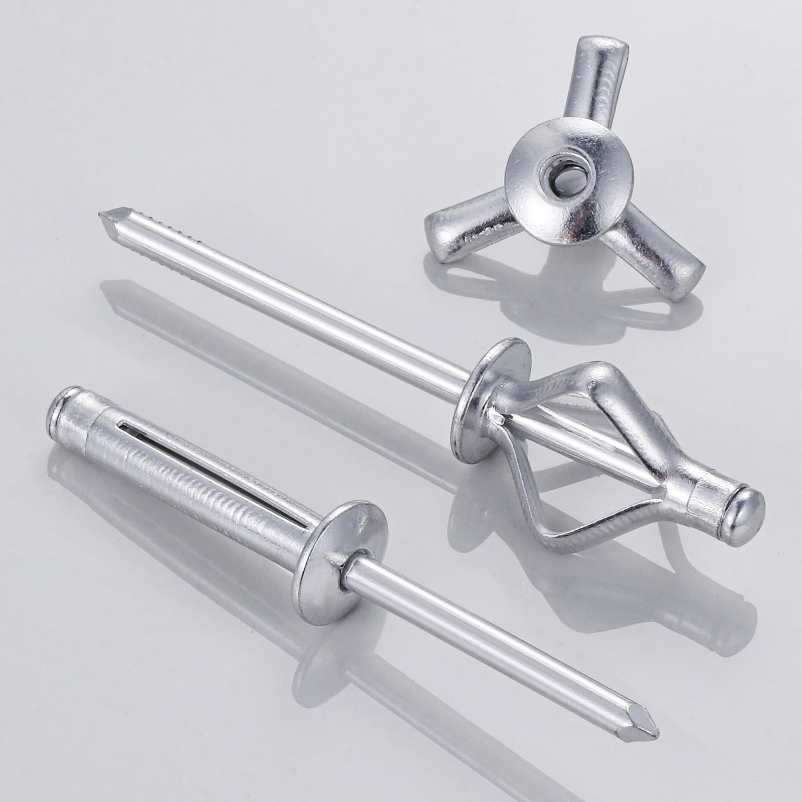 Tri-Fold Rivets - 150 Pcs Aluminum Blind Rivets -3 Tri-Fold Rivets - 150 Pcs Aluminum Blind Rivets -3