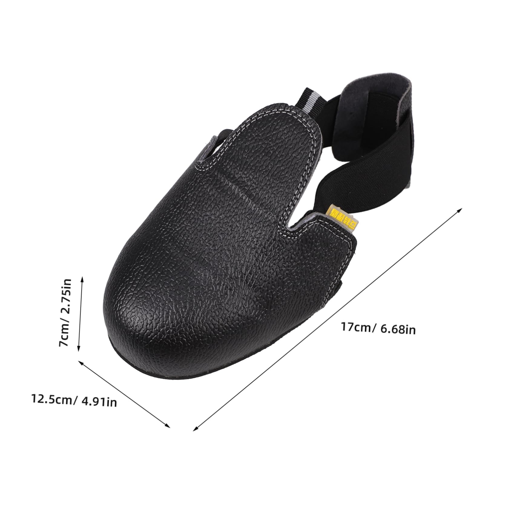 MUCKLILY 1 Pair Safety Toe Covers for Shoes Toe Caps Non-slip Reusable Universal Overshoes for Outdoor Construction Warehouse