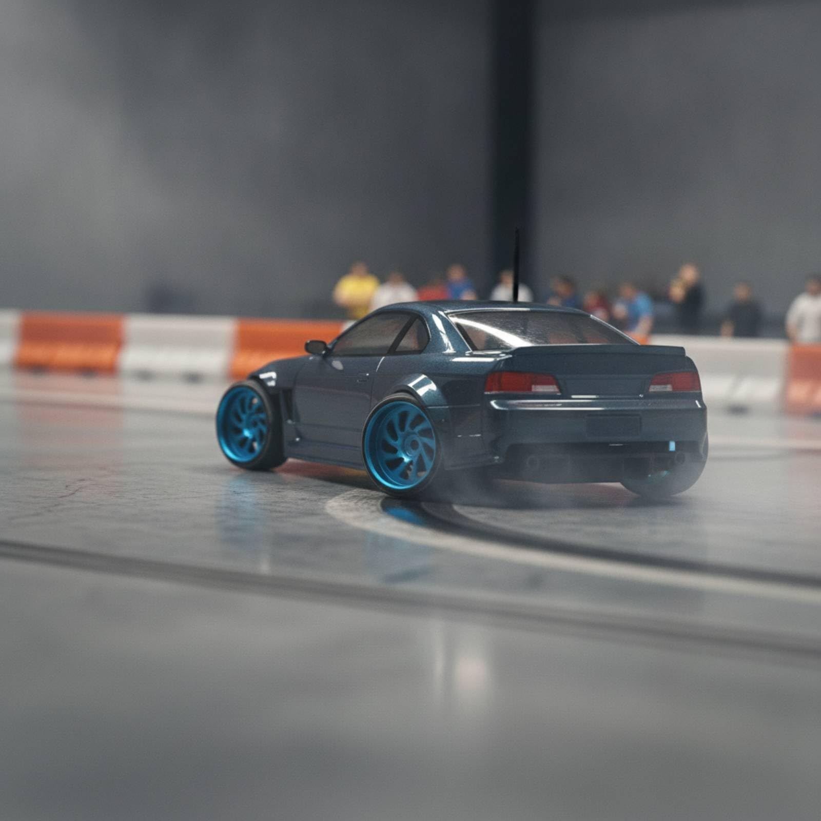 4 Stück reifen mit Felgen Speichendesign RC-räder Hart Modellbauzubehör für Modellbau Tuning, Rot