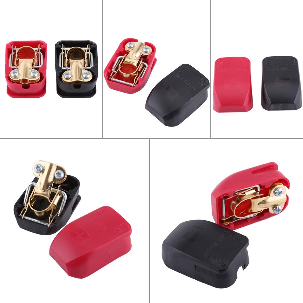 Buy Quick Release Battery Terminals Clamp, Qiilu 1 Pair 12V Quick Release Battery Terminals