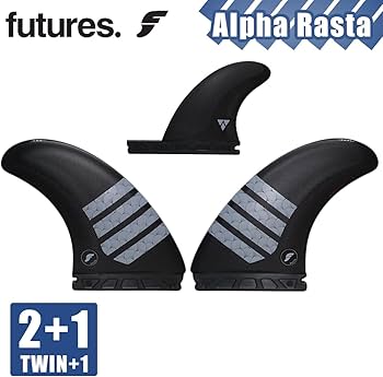 Amazon | Futures. フューチャー フィン ALPHAシリーズ RASTA Twin+1 2